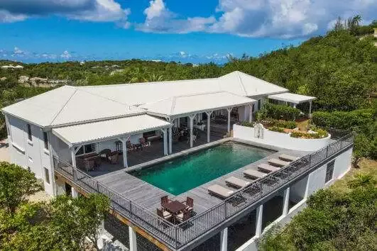 Le Mas Caraibes, hillside, French Side, St. Martin